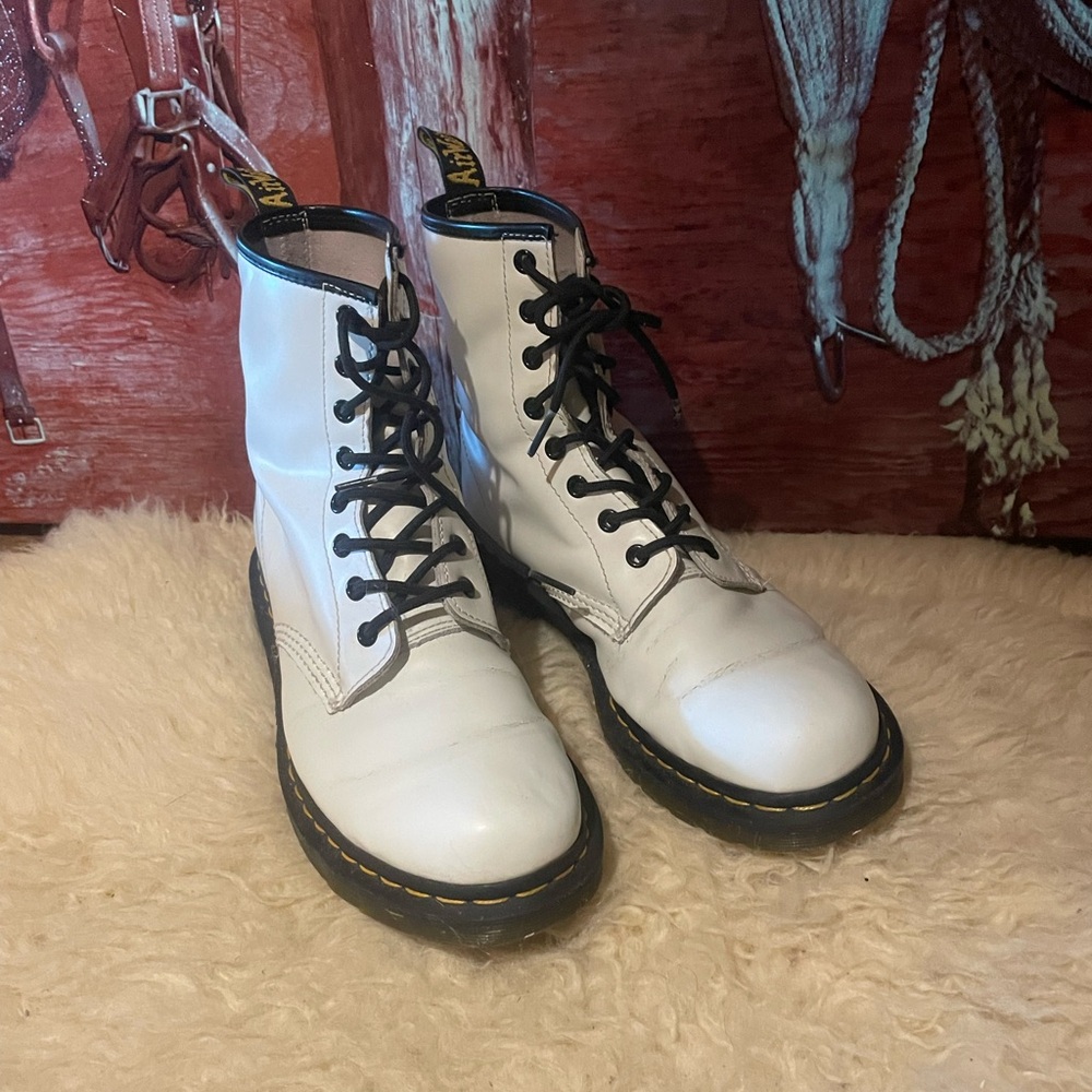 Dr Martens leather boots